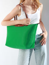 Longchamp Le pliage original Hobo bag Green-vue-porte