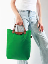 Longchamp Le pliage original Sacs port� main Vert-vue-porte
