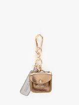 Leather La Breloque Bag Charm Paul marius Gold breloque BRELOGEO-vue-porte