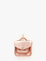 Leather La Breloque Bag Charm Paul marius Pink breloque BRELOGEO