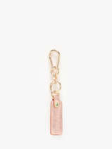 Leather Breloque 1960 Key Chain Paul marius Pink breloque BRELOQUE