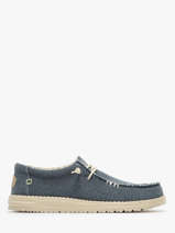 Mocassins Wally Braided Hey dude Bleu men 4003