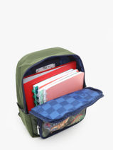 Mini Sac � Dos Caramel et cie Vert fier GA-vue-porte