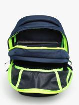 Sac  Dos 2 Compartiments Satch Bleu pack SIN2-vue-porte