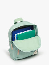 Mini Backpack Kidzroom Green paris tattle and tales 4314-vue-porte