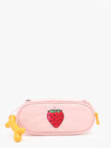 Pencil Case Oak 1 Compartment Stones and bones Pink girls G