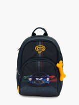 Mini Backpack Laurel Boys Stones and bones Black boys B