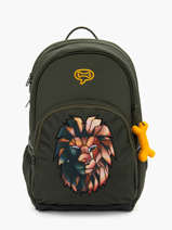 Backpack Aspen 3.0 Boys Stones and bones Green boys B