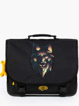 Satchel 2 Compartments Lily Boys Stones and bones Black boys B
