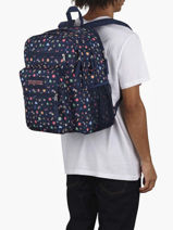 3-compartment Backpack With 15" Laptop Sleeve Jansport Blue back to school EA5BAH-vue-porte
