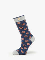 Socks Cabaia Blue socks men MAT