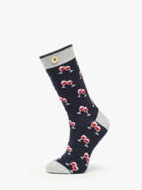 Chaussettes Cabaia Bleu socks men VIR