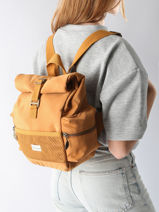 Sac  Dos Zinnia Woomen Orange zinnia WZIN14-vue-porte