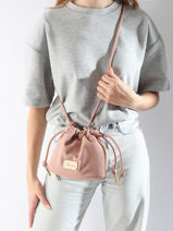 Shoulder Bag Muscari Woomen Pink muscari WMUS08-vue-porte