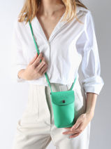 Longchamp Le pliage xtra Ipod case / cd holder Green-vue-porte