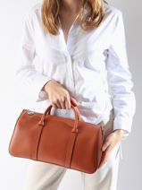 Longchamp Daylong Sacs port� main Marron-vue-porte