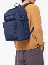 2-compartment Backpack With 16" Laptop Sleeve Eastpak Blue double casual EK0A5BIT-vue-porte