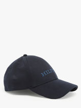 Casquette Tommy hilfiger Bleu th monotype AM12591-vue-porte