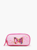 2-compartment Pouch Butterfly Snowball Pink butterfly 46411
