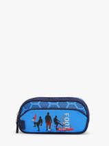 Trousse 2 Compartiments Snowball Bleu foot 46111