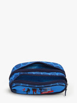 2-compartment Pouch Snowball Blue foot 46111-vue-porte