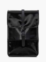 Backpack Mini - 1 Compartment Backpack With 13" Laptop Sleeve Rains Black city 13020