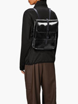 Backpack Micro - Sac � Dos Rains Noir city 13010-vue-porte