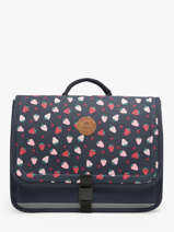 Cartable 2 Compartiments Cabaia Bleu school S