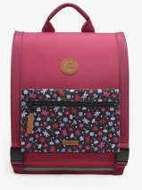 Cartable 2 Compartiments Cabaia Rouge school M