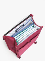 Sac  Dos 2 Compartiments Cabaia Rouge school M-vue-porte