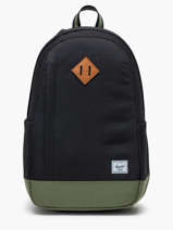 Sac  Dos 1 Compartiment + Pc 15" Herschel Noir classics 11403