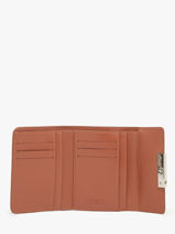 Wallet Leather Lancaster Brown paris ily 50-vue-porte