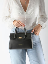 Sac Bandouli�re Milano Cosmos Cuir Lancaster Marron milano cosmos 77-vue-porte