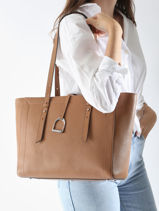 Shoulder Bag Altesse Leather Etrier Beige altesse EALT088M-vue-porte