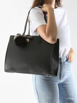 Cabas Format A4 Gallantry Noir format a4 R1555-vue-porte