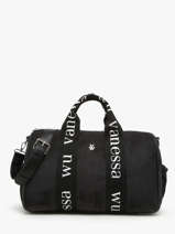 Sac Port paule Velours Vanessa wu Noir velours MA0085