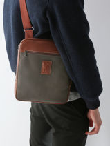 Longchamp Boxford Besaces Vert-vue-porte