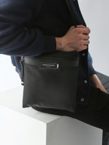 Longchamp Le pliage energy Hobo bag Black-vue-porte