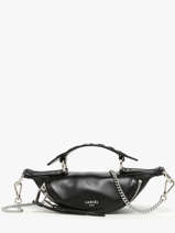 Xs Leather Origami Crossbody Bag Lancel Black origami A12526