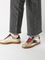 Sneakers Risy En Cuir Semerdjian Or women RISY178-vue-porte