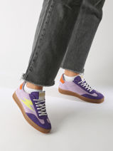 Sneakers Risy En Cuir Semerdjian Multicolore women RISY138-vue-porte