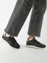 Sneakers City New York Cuir Hoff Noir women 22202014-vue-porte