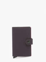 Porte-cartes Matte Cuir Secrid Violet matte MM