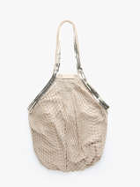 Shoulder Bag Filet Cotton Vanessa bruno Beige filet 26V40700