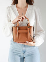 Longchamp Longchamp 3d Handbag Brown-vue-porte