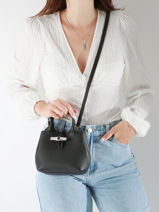 Longchamp Le roseau Sacs port� main Bleu-vue-porte