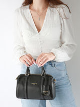 Sac Port� Main Milano Ana Cuir Lancaster Noir milano ana 102-vue-porte