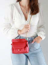 Top Handle S Ninon Leather Lancel Red ninon A09221-vue-porte