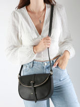 Sac Bandoulire Dune Gaia Cuir Lancaster Noir dune gaia 102-vue-porte