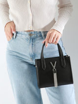 Sac Port� Main Divina Valentino Noir divina VBS1R415-vue-porte
